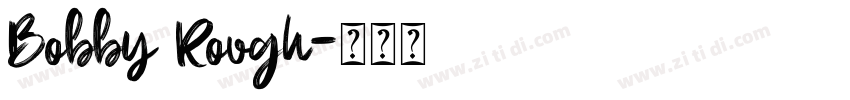 Bobby Rough字体转换